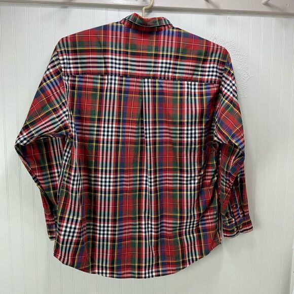 Men’s Eddie Bauer long sleeve plaid shirt - Picture 3 of 4